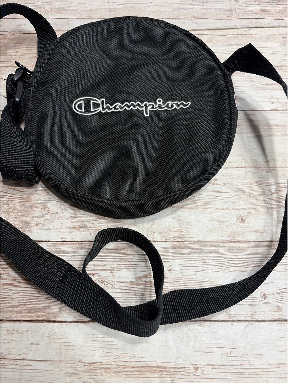 Champion Black Circle Crossbody Canvas